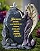 Collections Etc Precious Angel Lighted Memorial Stone, Multi-Color