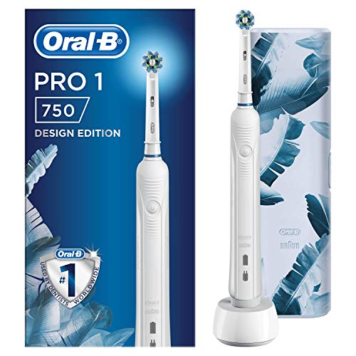 Oral-B Pro 1 750 White Design Edition mit Reiseetui