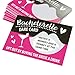 Pack of 30 Bachelorette Party Game - Bachelorette Dare Cards Scratch Off Cards - Perfect for Girls Night Out, Bridal Parties, Bridal Showers, Hot Pink & Black Cards