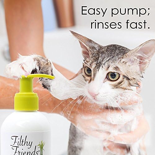 Pet Shampoo &amp; Cool Bandana – Relieves Dry Itchy Skin, Calms, Soothes, Produces Soft and Shiny Cats &amp; Dogs
