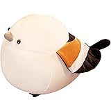 TOBABYFAT Sparrow Stuffed Animal, Cute Bird Plush Stuffed Figure Soft Stuffed Sparrow with Wings Cartoon Toy Pillow Home Offi