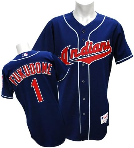 Amazon Co Jp マジェスティック Majestic Mlb インディアンス 1 福留孝介 Authentic Player ユニフォーム オルタネート ネイビー 52 2xl 服 ファッション小物