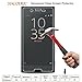 [2-Pack] for Sony Xperia X Compact Tempered Glass, Nacodex HD Premium 0.26mm 2.5D Tempered Glass Screen Protector Film ([2-Pack] for Sony Xperia X Compact)