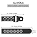 Meifox Compatible with Gear S3 Bands,Soft Silicone Replacement Band for Samsung Gear S3 Frontier/Classic Smart Watch,Also for Huawei Watch 2 Classic Smartwatch(22mm) (Black-red, L)