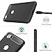Suensan Pixel 2 Case, Google TPU Shock Absorption Technology Raised Bezels Protective Case Cover - Black