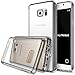 Ringke Fusion Compatible with Galaxy Note 5 Case Crystal Clear PC Back TPU Bumper Drop Protection, Shock Absorption Technology (Attached Dust Cap) - Smoke Black