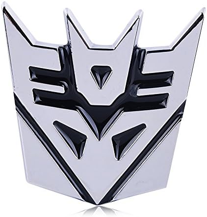ManteFu Transformer Autobot and Decepticons Auto Car 3D Chrome Emblem Badge Sticker Decal (Decepticons)