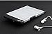 DAYJOY Luxury Fashion Design Armor Shield Shockproof Soft Silicone Protective Bumper Shield Case Cover Shell for HUAWEI HONOR MEDIAPAD X2 (SILVER)