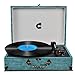 Record Player with Speakers Vinyl Record Player Wireless Turntables for Vinyl Records Suitcase Portable Record Player Vintage Record Player Turntable Support USB SD Vinyl Player