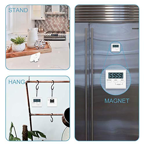 Kissarex Digital Kitchen Countdown Timer Teachers Classroom Counter Large LCD Loud