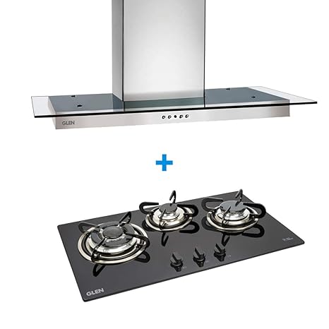 Glen Gl Kitchen Chimney 6062 Ss 60cm 1000m3 H Built In Hob Gl