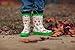 OAKI Toddler Rain Boots - Perfect Kids Rain Boots for Any Weather - Durable Rubber Baby Rain Boots Keep Little Feet Dry, Lightweight Waterproof with Easy-on Handle, Timber Critters, 2 Little Kid