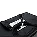 Resturant linen Insulated Nylon Food Delivery Bag , 23in x 13in x 15in, Black