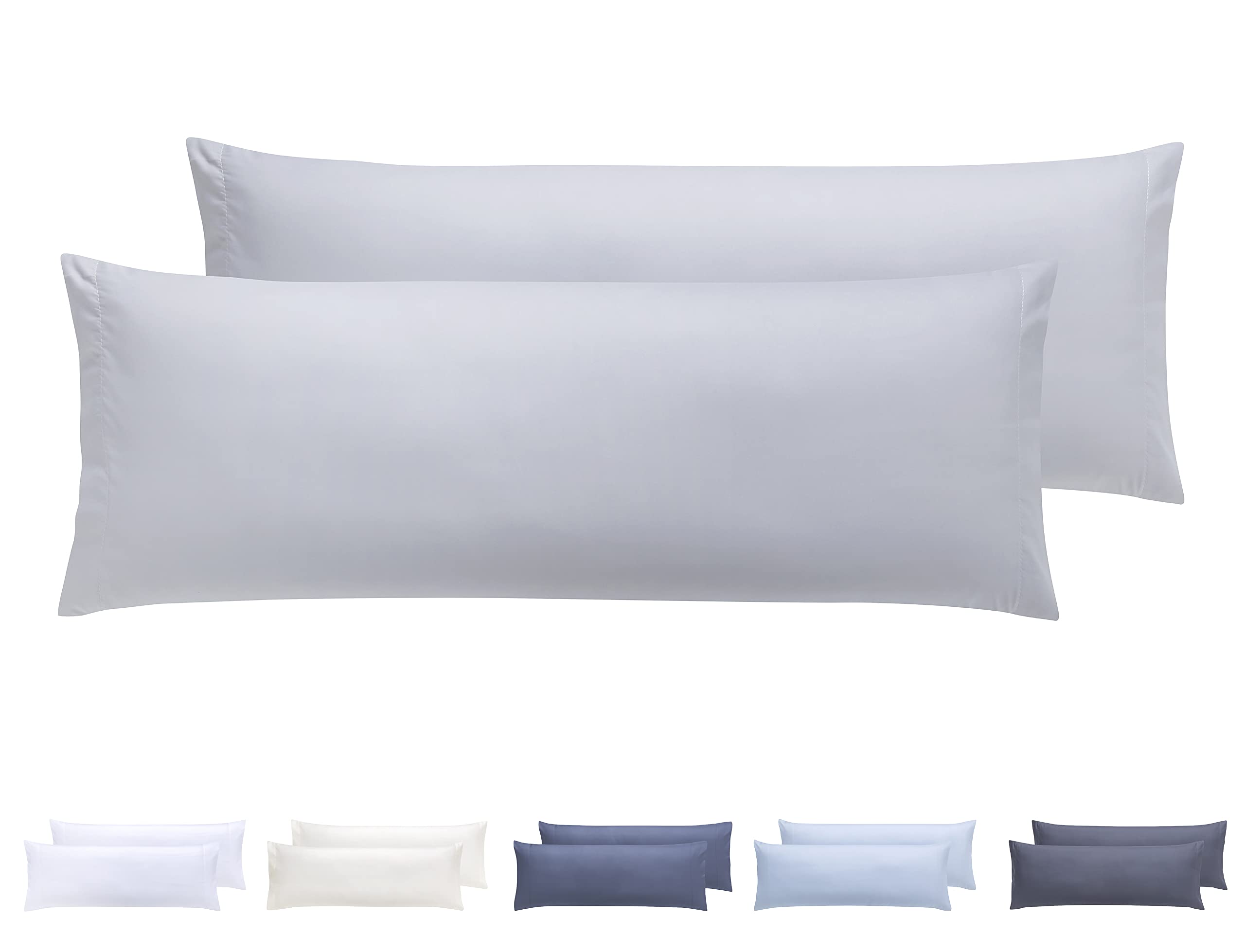 Todocama Set of 2 Extra Soft Hypoallergenic Microfibre Pillow Cases — image 1