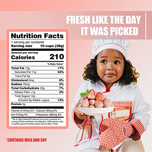 URSNACKS FreezeDried Fruit Strawberry Chips,SingleServe Pack, Non GMO, Kosher, Gluten free