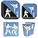 Blue Orchards Karate Party Supplies Packs (100 Pieces for 16 Guests) - Karate Birthday Decorations, Plates and Napkins, Taekwondo Party for Kids Birthday, Martial Arts Party