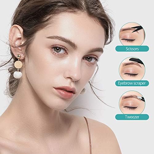 Eyebrow Razor, 3 in 1 Eyebrow Trimmers Kit, include 4 Eyebrow Razors