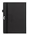 UTRO Leather Card Slots Flip Stand Case Hand Strip for Lenovo Miix 700 / Miix 4 12-inch Tablet - Black