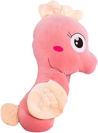 Amazon 海馬 ぬいぐるみ 生き物 おもちゃ 笑顔 Kids 親友 付き添う 飾り物 オフィス 添い寝 お休みシリーズ まくら お土産 ピンク １００ｃｍ ぬいぐるみ おもちゃ