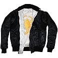NM-Fashions Satin Bomber Jacket Men Quilted Style Lightweight Outerwear Coat