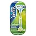 Gillette Venus Embrace Green Women's Razor with 2 Razor Blade Refills, Womens Razors / Blades