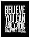Motivational Inspirational Famous Quotes Teen Boy Girl Sports Wall Art Posters Decorative Prints Black White Workout Fitness Wall Decor Home Office Business Classroom Dorm Gym Entrepreneur (8 x 10)