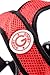 Gooby - Perfect Fit X Harness, Small Dog Choke Free Step-In Harness with Synthetic Lambskin Soft Strap, Red, Medium