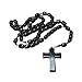 Catholica Shop - Catholic Religious Wear Wooden Beads Necklace with Wood Cross Pendant Catholic Rosary Necklace I Cross Necklace for Men Rosarios Catolicos Madera Made in Brazil…