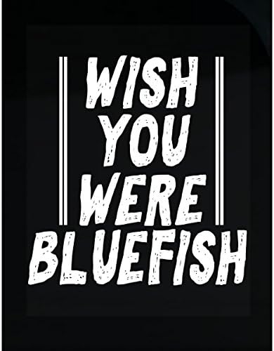 Wish You Were Bluefish Creative Typography Nice Design - Sticker