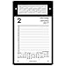 AT-A-GLANCE Daily Desk Calendar Refill 2017, 5 x 8