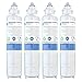 Refresh Replacement for LG LT800P, ADQ73613401 and Kenmore Elite 46-9490, 9490, 469490, ADQ73613402 Refrigerator Water Filter (4 Pack)