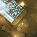100 Pcs Snowflake Buttons Christmas Wooden 18mm White Buttons for Knitting Sewing DIY Scrapbook Crafts Xmas Decoration