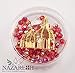 New Catholic Rosary Red Crystal Beads Necklace Holy Mary & Crucifix Jerusalem