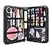 Dream Loom Sewing Kit, Professional Portable Sewing Supplies for Beginners, Mothers,Adults, Suituable for Home, Travel and Emergency Use (Black)