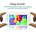 HPTech Galaxy S5 Screen Protector - (2-Pack) for Samsung Galaxy S5 Tempered Glass Screen Protector Bubble Free 9H Hardness with Lifetime Replacement Warranty