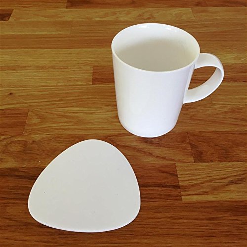 Super Cool Creations Coasters - Pebble Shaped - White - 8 Set