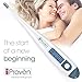Clinical Basal Thermometer - BBT-113i by iProvèn Updated Model with Backlight - Accurate 1/100th Degree, Highly Sensitive, Perfect Companion for Family Planning