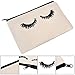 BBTO 4 Pack Makeup Bag Cosmetic Pouch Makeup Pouch Travel Toiletry Eyelash Case with Zippered Pocket