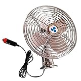ALEKO CF02 6 Inch Deluxe 12V Heavy Duty Metal Car Fan