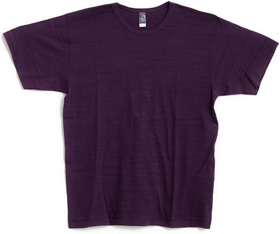 Amazon Tシャツ 綿コットン 紫 ｔシャツ メンズ 男性 メンズ 男性 スラブtシャツ 紫 Purple パープル ｓサイズ Disp0336 Pu S Tシャツ カットソー 通販