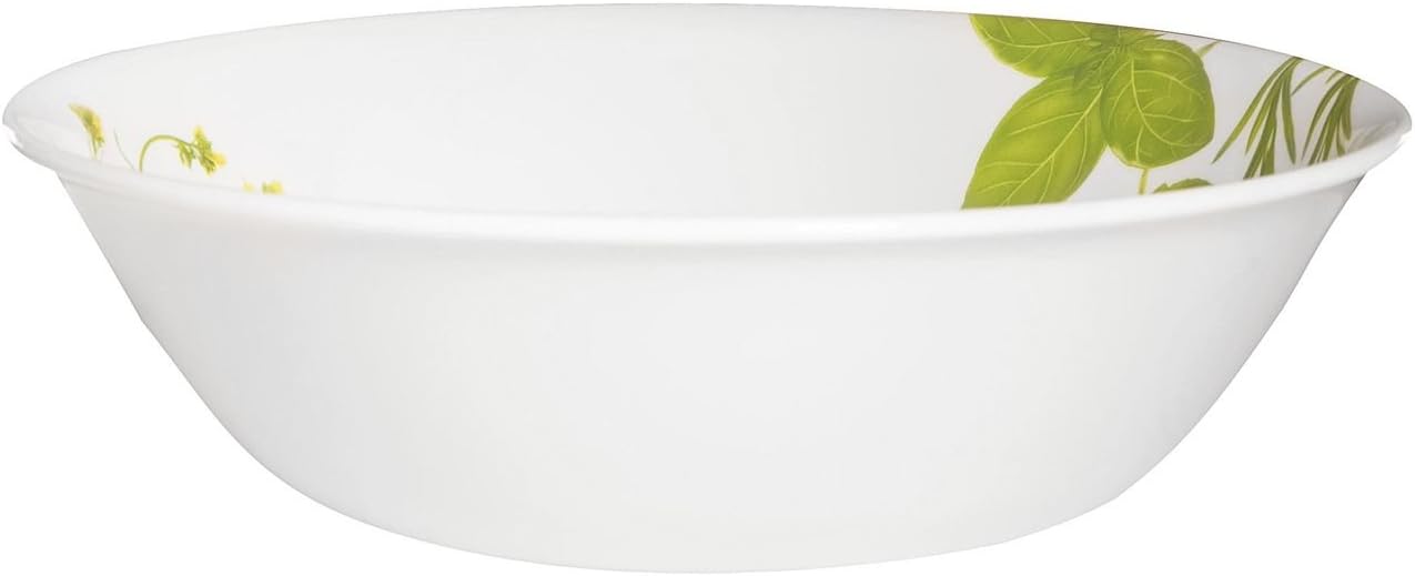 Corelle Livingware European Herbs 1 Quart Serving Bowl