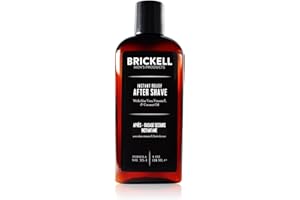 Brickell Men's Instant Relief Aftershave for Men, Natural and Organic Soothing After Shave Balm to Prevent Razor Burn, 4 Ounc