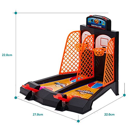 HOBULL Basketball Game Toy 2Player Table Top Basketball Shooting Games