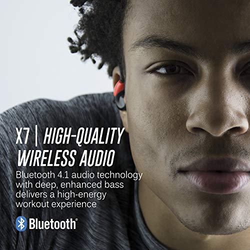 MEE audio X7 Stereo Bluetooth Wireless Sports In-Ear Headphones (Red/Black) (Certified Refurbished) - Thumbnail 3