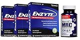Enzyte Male Enhancement Supplement + MRC Muscle Booster Testosterone Support | Asian Ginseng Root, Horny Goat Weed, Ginkgo Biloba, etc.- 3 Months (90 Enzyte Capsules) + 1 Month (60 MRC Capsules)