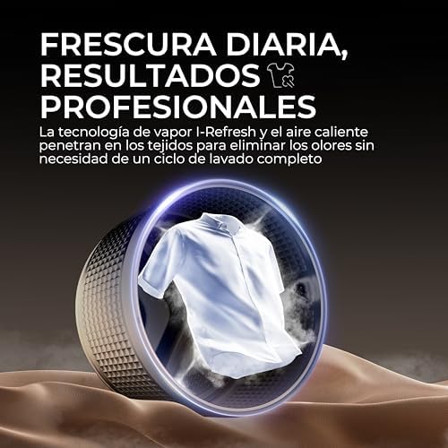 X 5 HWD100-BP16357US Lavadora Secadora, Capacidad 10KG+6KG, Motor Inverter, WIFI, Tecnología Antibacterias, Refresh, Inicio diferido, DetectorKG, 60CM Ancho, 1600 RPM, 16 programas, Blanco