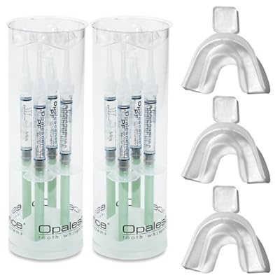 Opalescence Teeth Whitening Gel Mint with 3 GreenDot Teeth Trays (20, 8 Syringes)