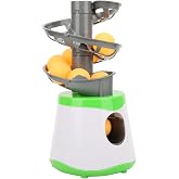 Portable Table Tennis Ball Machine, Automatic Trainer with Adjustable Speed, for Single Player Practice at Home, Includes 10 Balls
