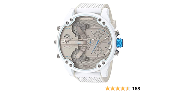 Amazon.com: Diesel Men's Mr. Daddy 2.0 Chronograph White-Tone Stainless  Steel Watch DZ7419 : diesel: Clothing, Shoes \u0026 Jewelry