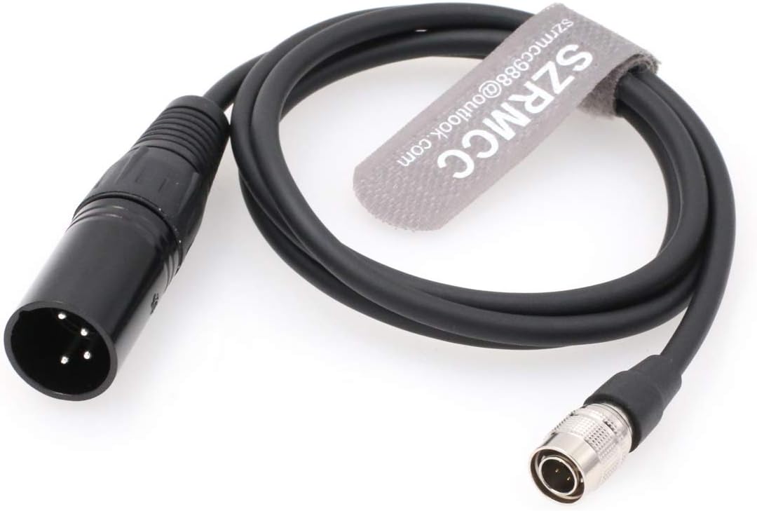 Y Splitter Power Cable Angled DC To 2 X Hirose 4 Pin For Sound Devices Recorder Zaxcom Qrx100 Receiver 33ft Dc 2x4pin